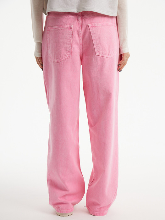 UP-382 와이드 핏 피그먼트팬츠_WIDE FIT PIGMENT PANTS PINK