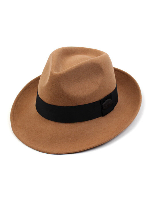 BU Beige Wool Fedora - Big Size 빅사이즈페도라