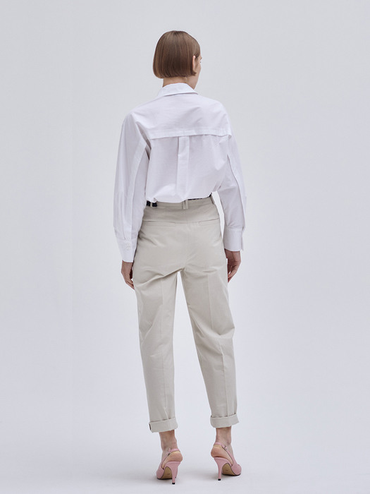 23SN cotton baggy pants [IV]