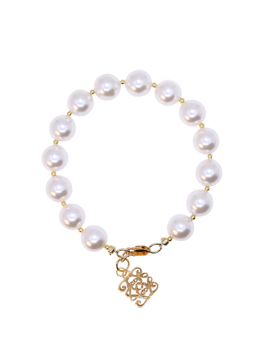 Grande Anagram Pearl Bracelet[92.5Silver]