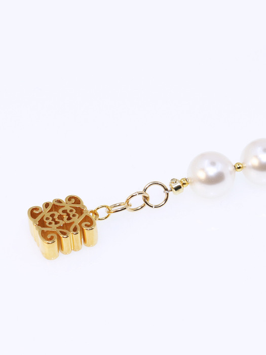 Grande Anagram Pearl Bracelet[92.5Silver]