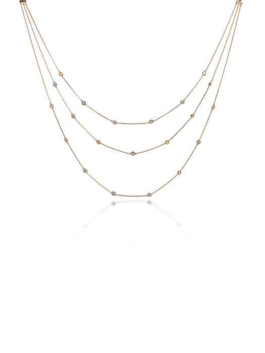 Emma Crystal Layered Necklace