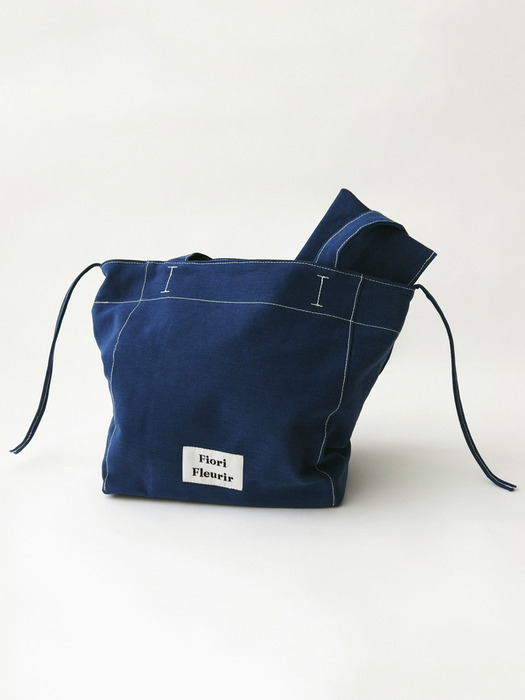 Brisa Canvas shoulder bag_Blue