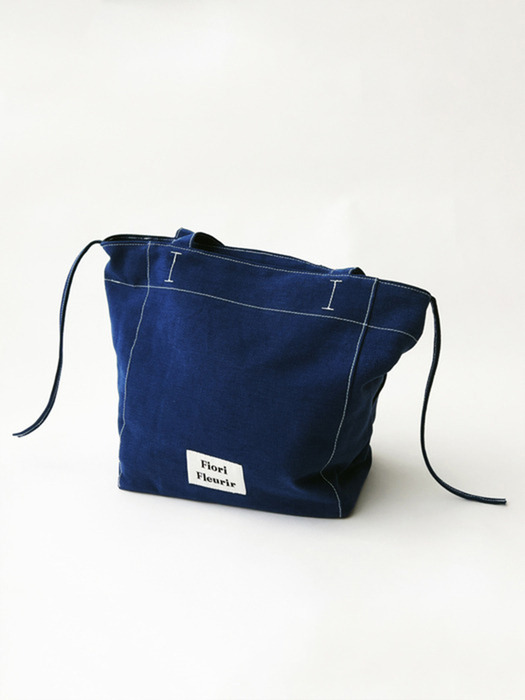Brisa Canvas shoulder bag_Blue