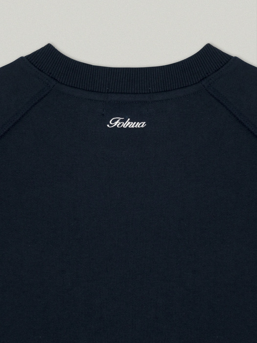 AVENUE RAGLAN SWEAT SHIRT [NAVY]