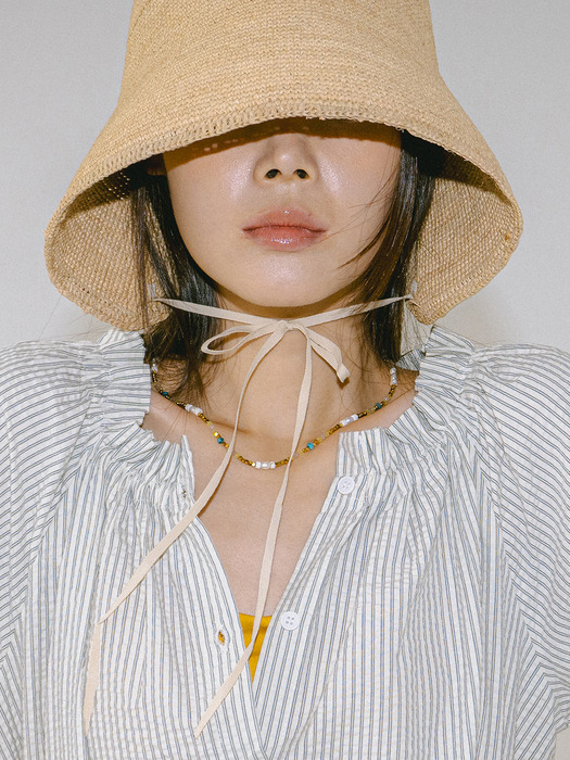 Summer String Raffia Hat