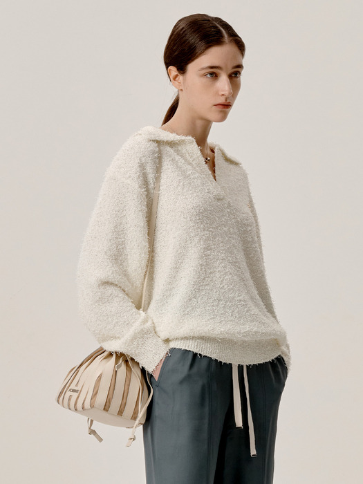 New Lille Accordion Bucket Bag_Ivory