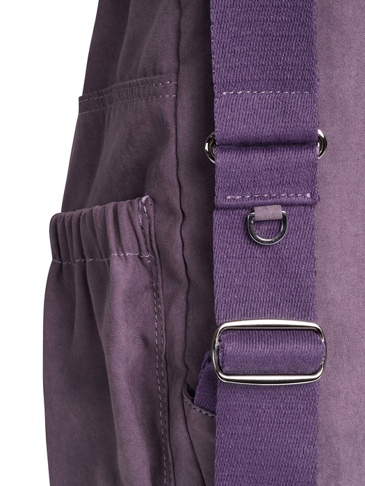 VINTAGE DRAWSTRING BACKPACK - PURPLE