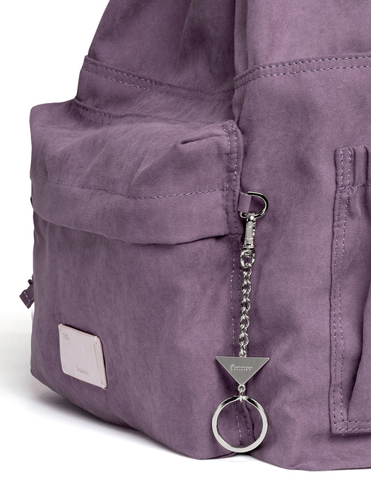 VINTAGE DRAWSTRING BACKPACK - PURPLE