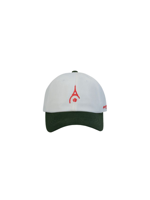 [Unisex] Signature Symbol Ball Cap (Ivory & Green)