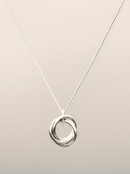 [Silver 925] Triple Circle Necklace SN41