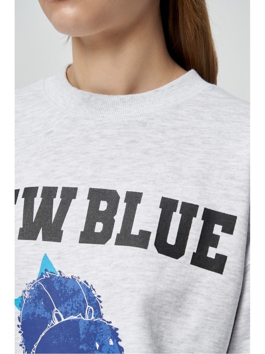 (PW2E0TTO0150LG) 뉴 블루 디노 스웨트셔츠
