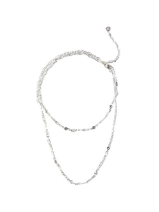 Glamorous Cubic Necklace (Long)