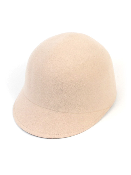 Wool Ivory Round Riding Cap 승마모자