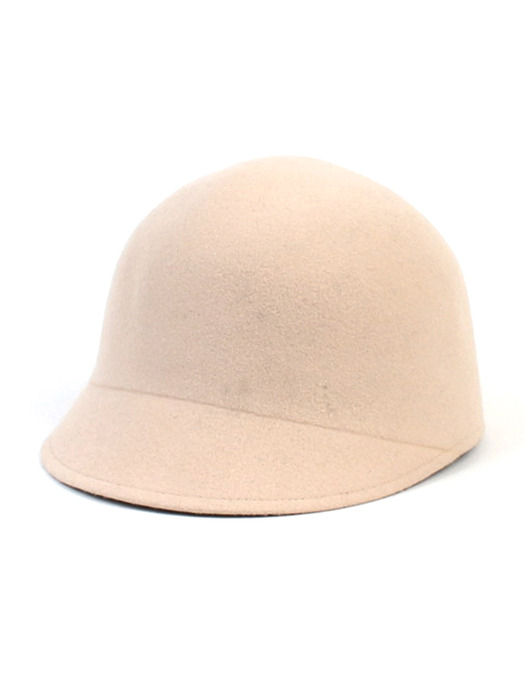 Wool Ivory Round Riding Cap 승마모자