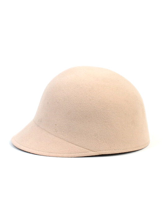 Wool Ivory Round Riding Cap 승마모자