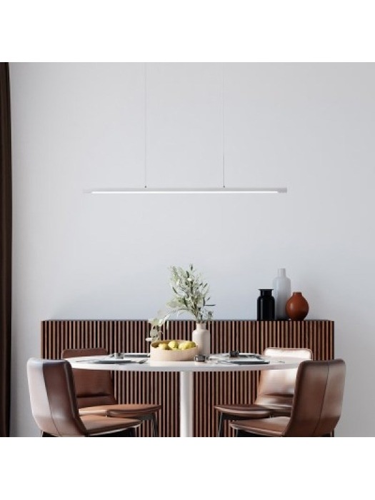 LED 플룻 식탁등 식탁조명 30W 블랙/화이트