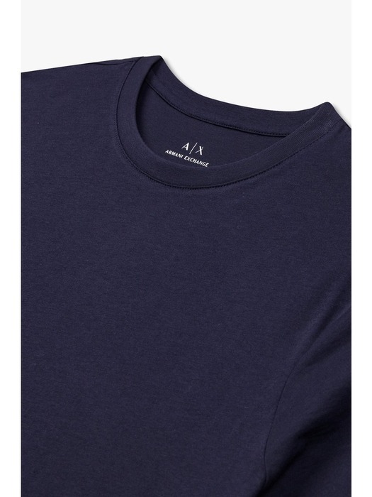 AX 남성 사이드 자수 로고 티셔츠-네이비(A414130014)