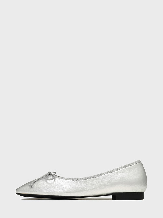 Miel Ballet Flat_Silver