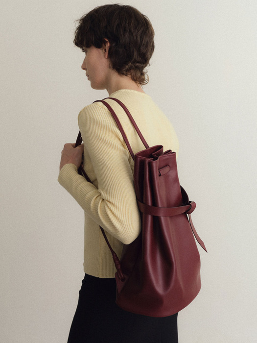 [단독]KNOT BACKPACK_wine