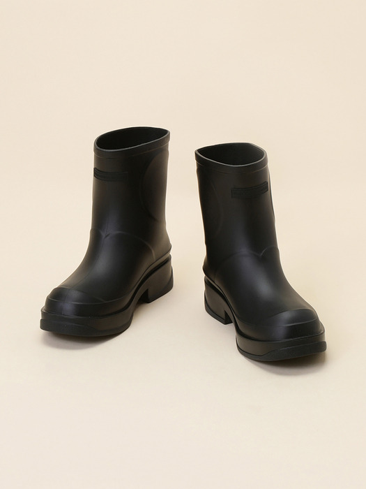 Heart ankle rain boots(black)_DG3CM24301BLK