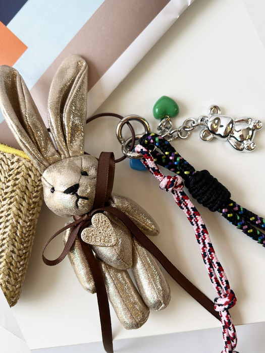 King Rabbit Bag Charm Key-ring