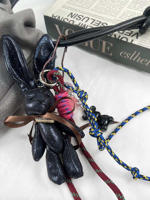 King Rabbit Bag Charm Key-ring