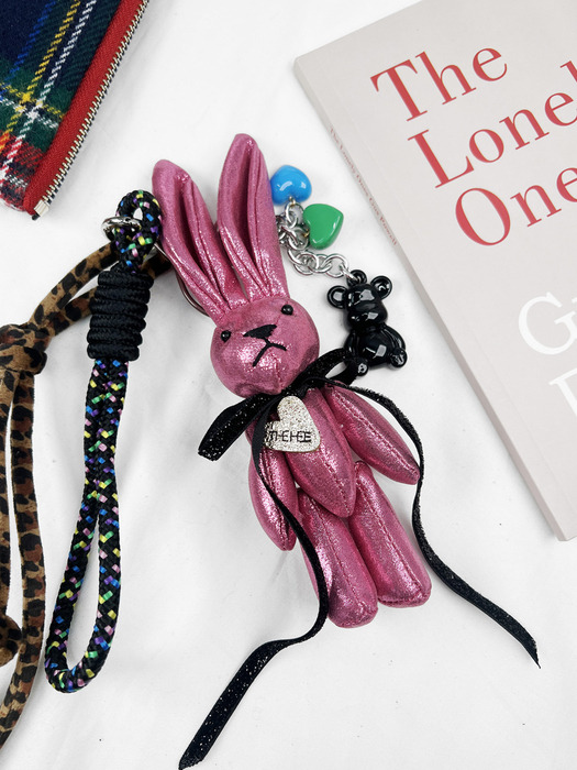 King Rabbit Bag Charm Key-ring