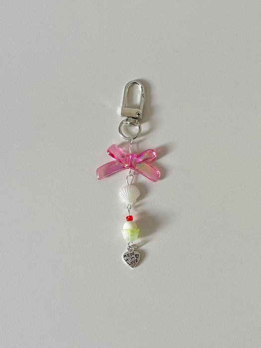 Ribbon Melon soda Key ring