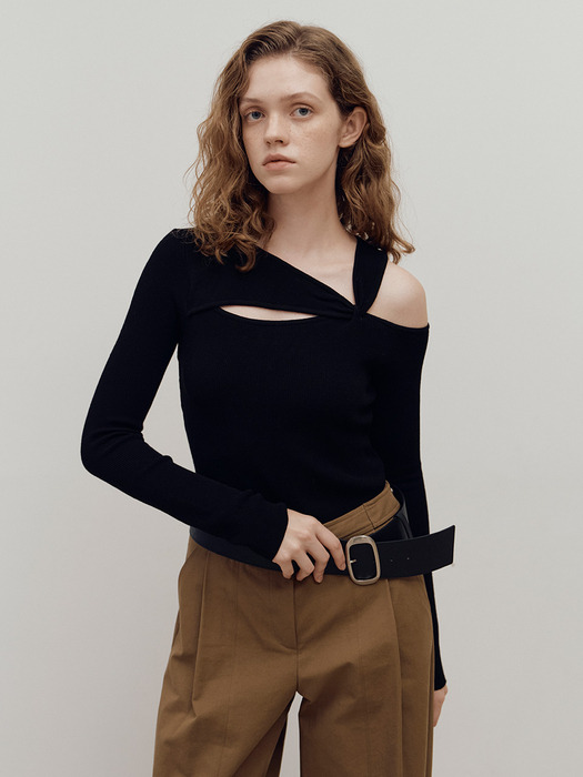 Twist Cut-out Knit VK4AP160_3color