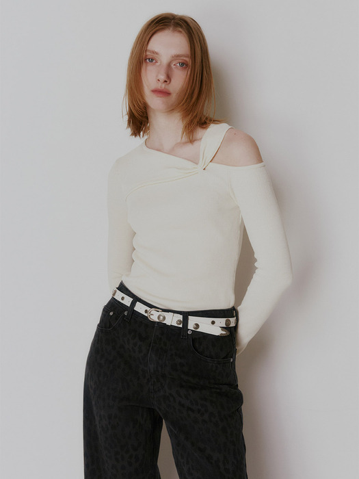 Twist Cut-out Knit VK4AP160_3color