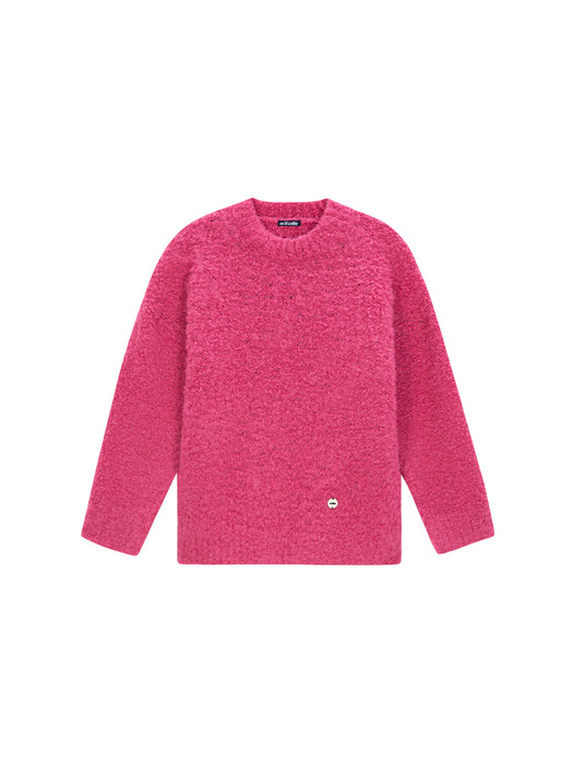 ALPACA ROUND KNIT PINK