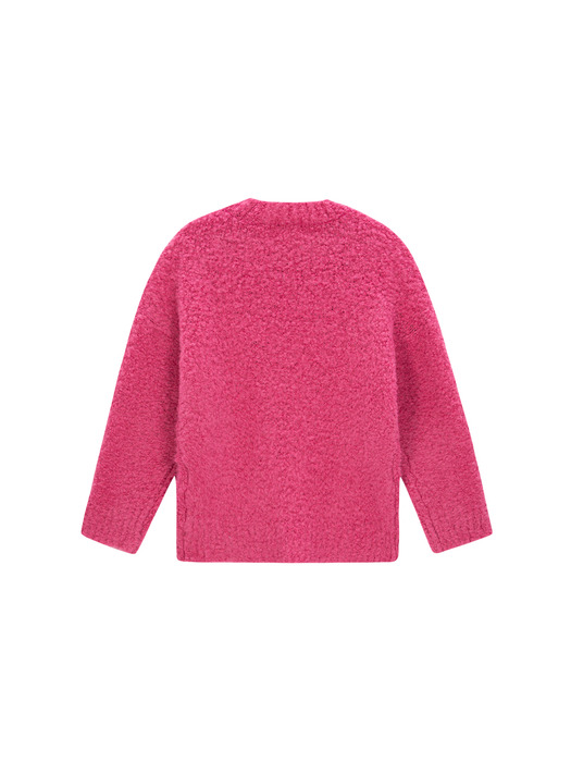 ALPACA ROUND KNIT PINK