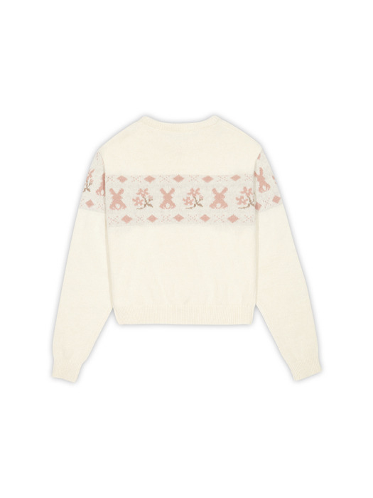 RABBIT WOOL SWEATER (IVORY)