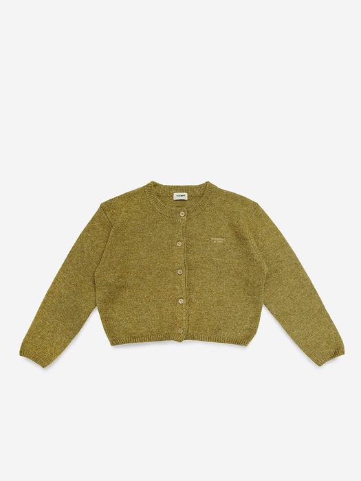 Ebbe Mild Wool Cardigan Khaki