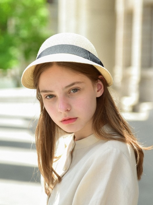 Lady London Ribbon Panama Hat (2colors)