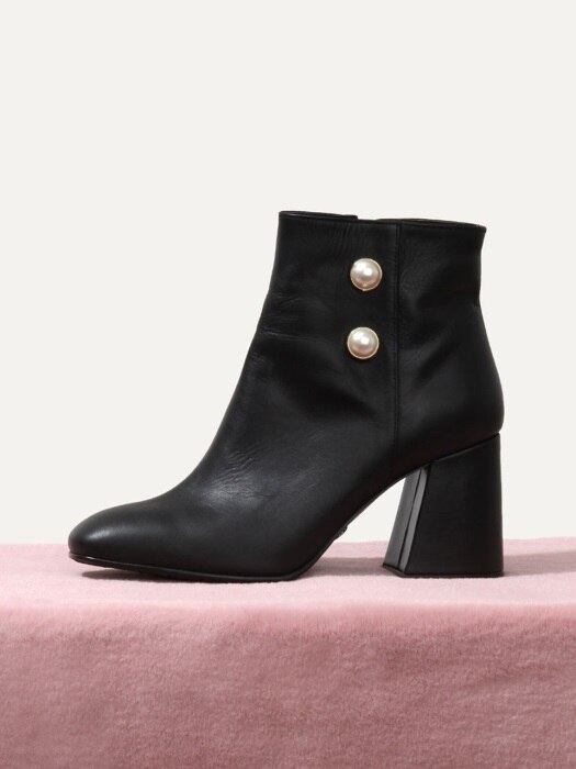 71867bk Marisa pearl ankle boots