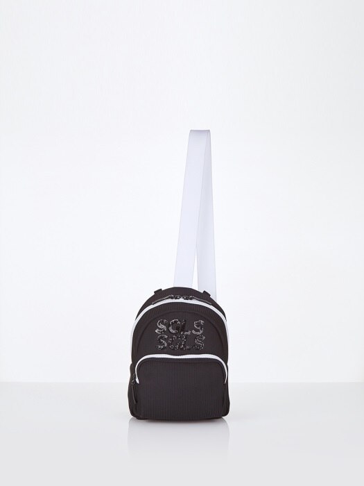 [L.P.Y] SGLS spangle 2way sling-bag (Black)