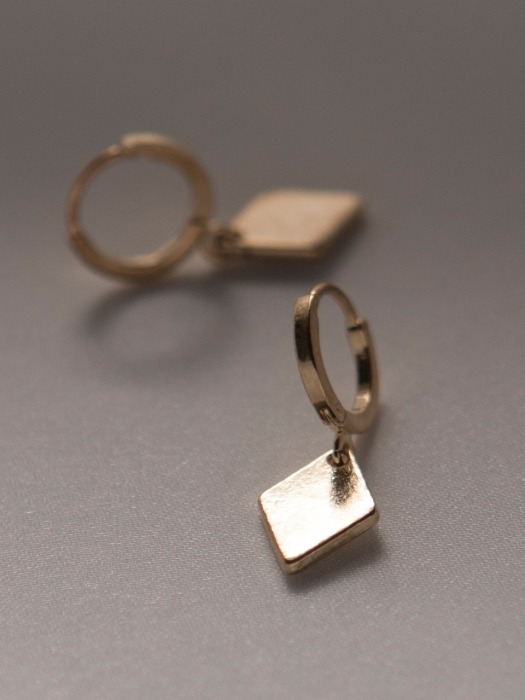 Square Coin Earrings