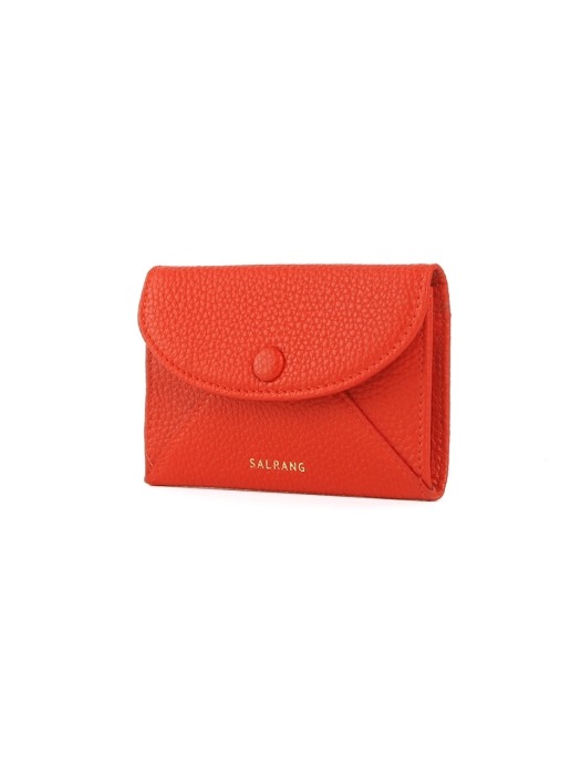 REIMS W019 Envelope Card Wallet Red Orange