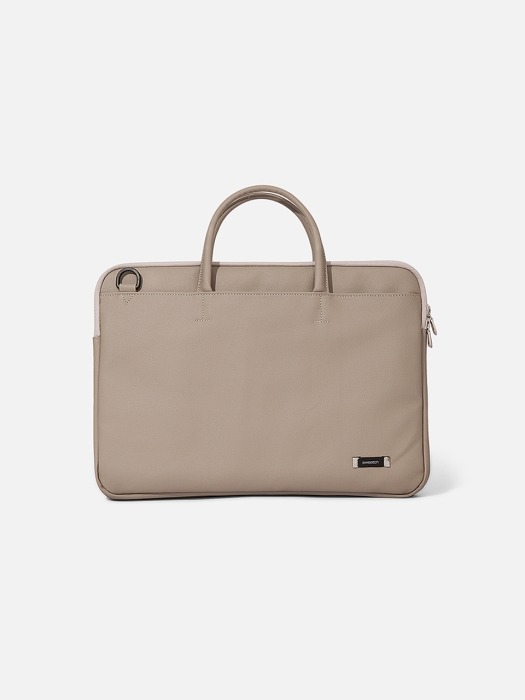 DOUBLE SLIM BRIEFCASE Grey