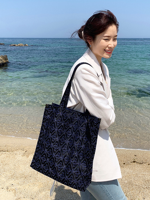 비잉백 shoulder bag_navy