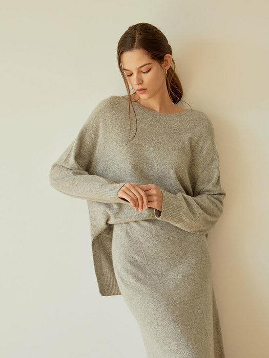 Fox Whole Garment Knit(Gray)