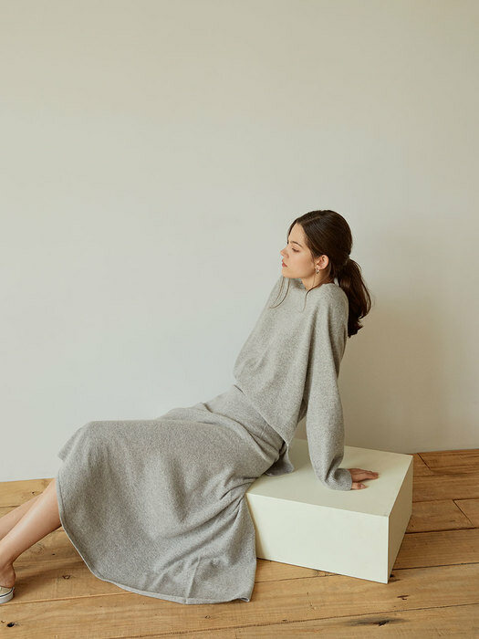 Fox Whole Garment Knit(Gray)