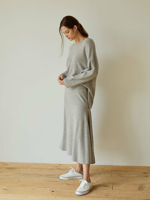 Fox Whole Garment Knit(Gray)