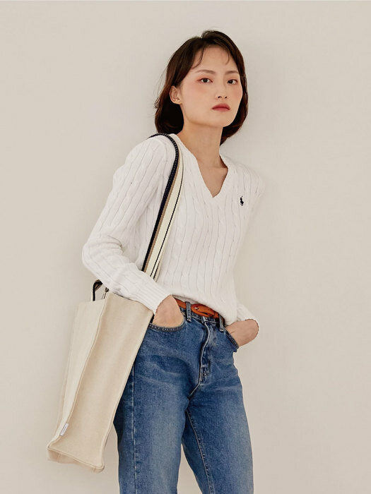 wave bag 세로형 ivory_13-15인치 노트북가방