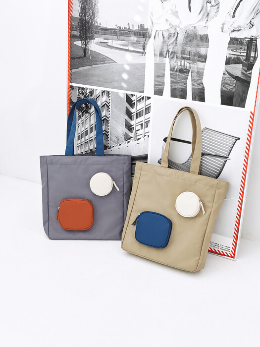 BLOCK BAG GREY