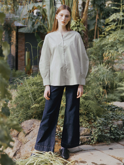 [Conscious] Curved Sleeve Shirt