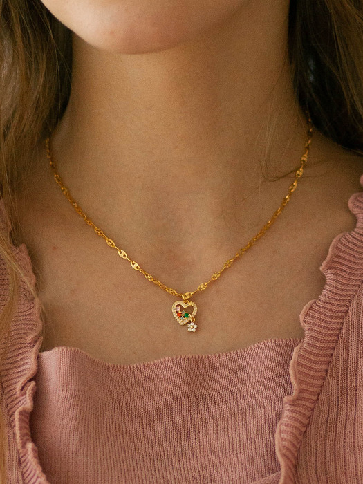 heart necklace(2 colors)