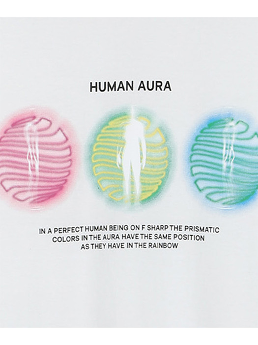 human aura t-shirt_white